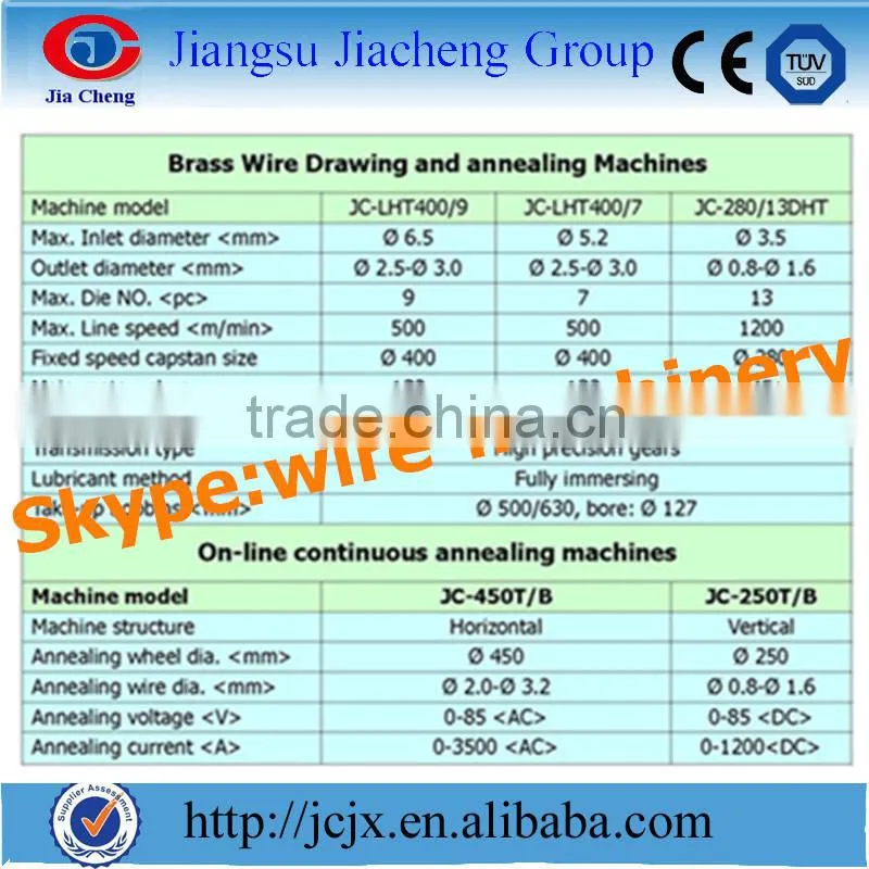 china EDM brass wire drawing equipment