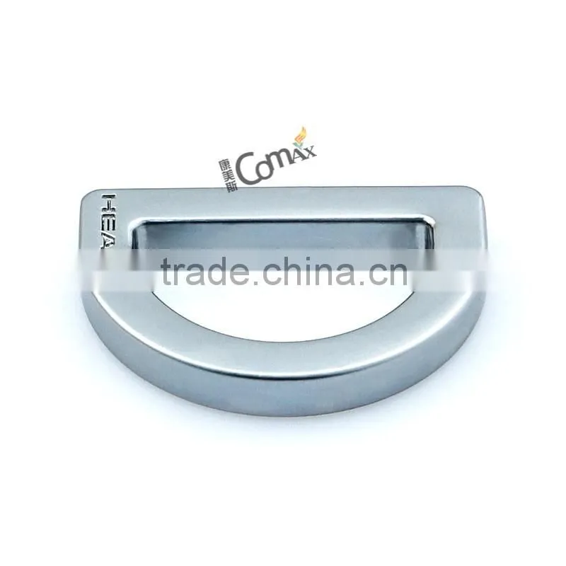 Custom handbag metal d ring with engraved logo