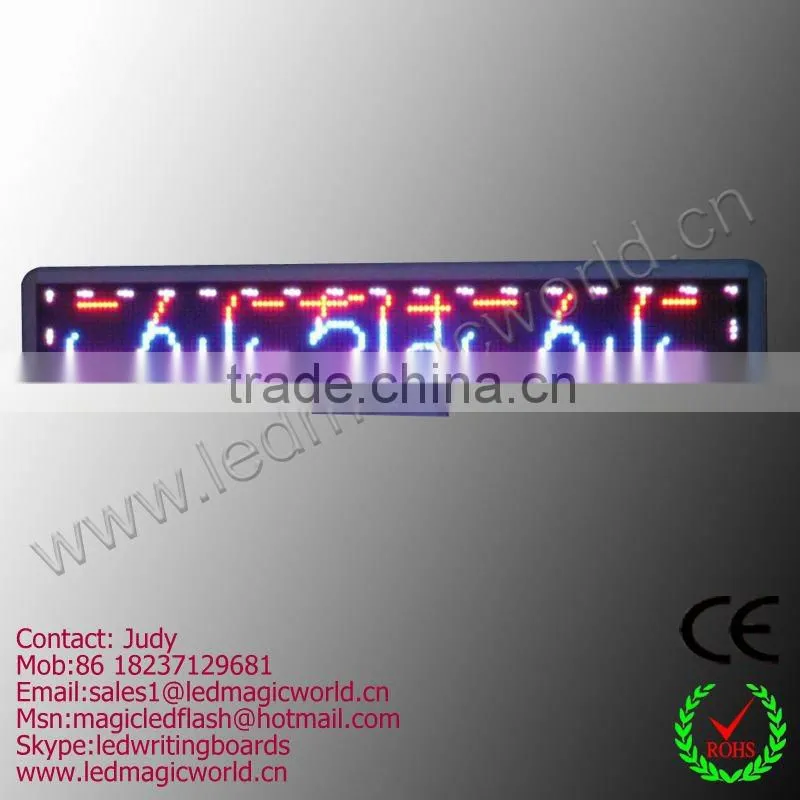 New rgb rechargeable led message board