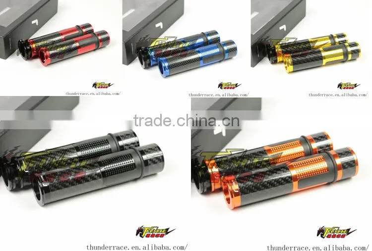 high quality CNC parts motorcycle carbon handle grips