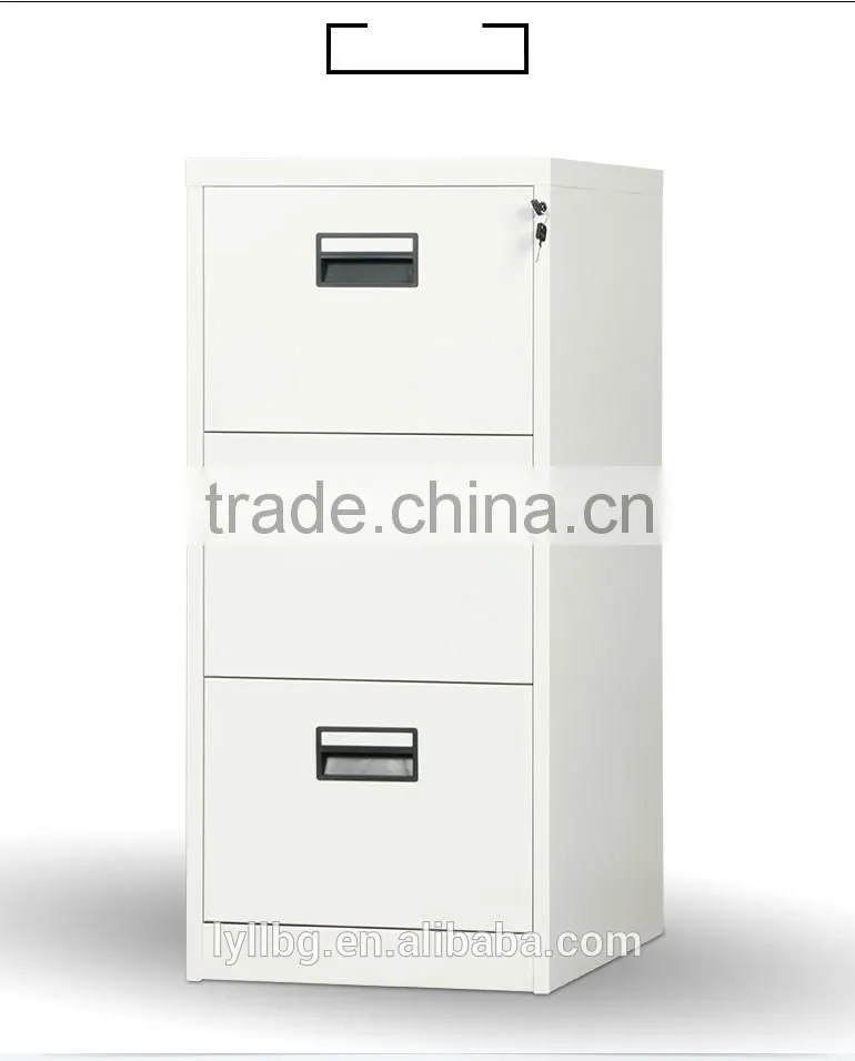 Metal vertical 3 drawer metal file cabinet metal instrument cabinet for sale