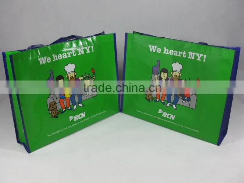 2015 promotional pp woven bag /zipper pp woven shopping bag /woven pp rice bags