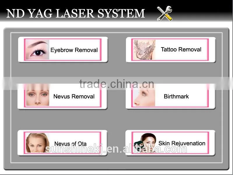 2016 Hot sale laser tattoo removal machine for beauty salon use