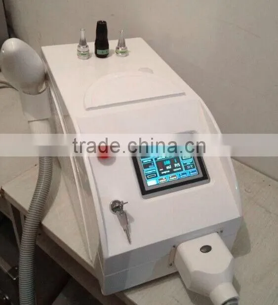 Beijing Sanhe manufacturer portable q switched nd yag laser tattoo removal and skin rejuvenation/powerful nd yag laser