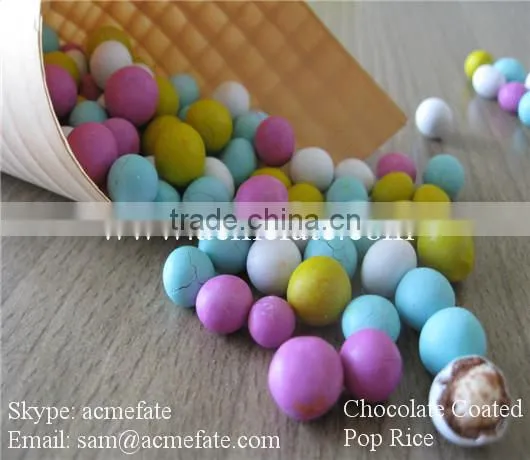 Halal/HACCP Wholesale Chocolate Coated Pop Rice