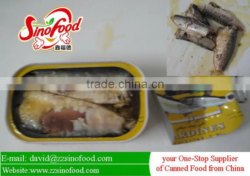 125G NW healthy food fish canned in oil