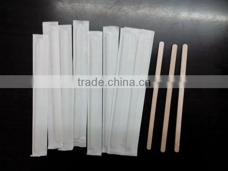 china supplier stocked flavored wood drink stir