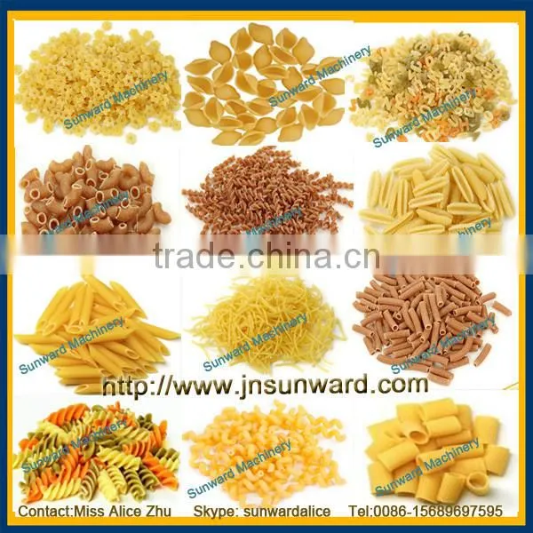Various shapes macaroni making machine