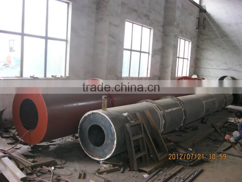 Rotary drum dryer used for silica sand/iron ore/fly ash/pomace