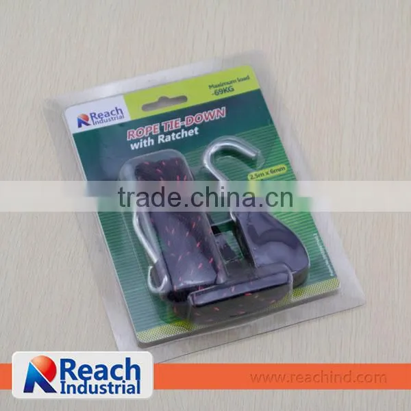 Rope Ratchet Tie Down with S Hook