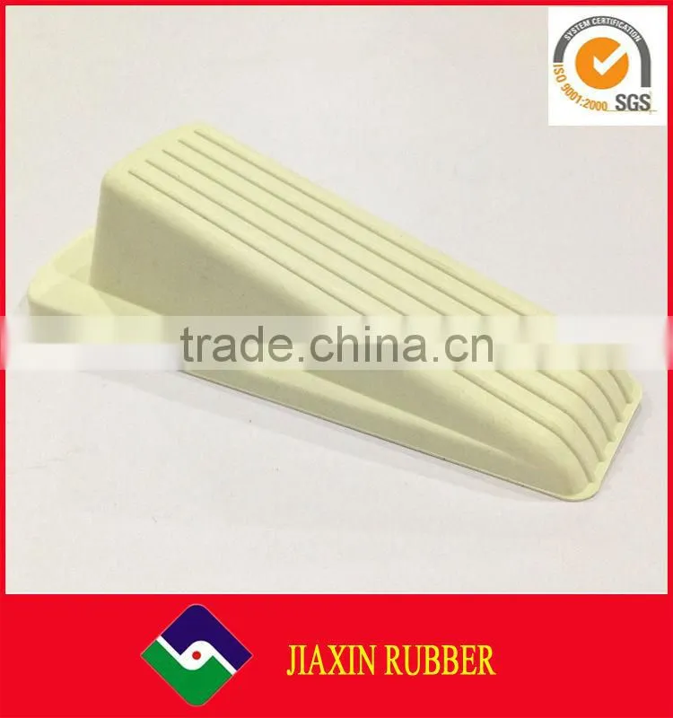 2015 China Manufacturer Black Wedge Decotative Rubber Sliding Door Stopper