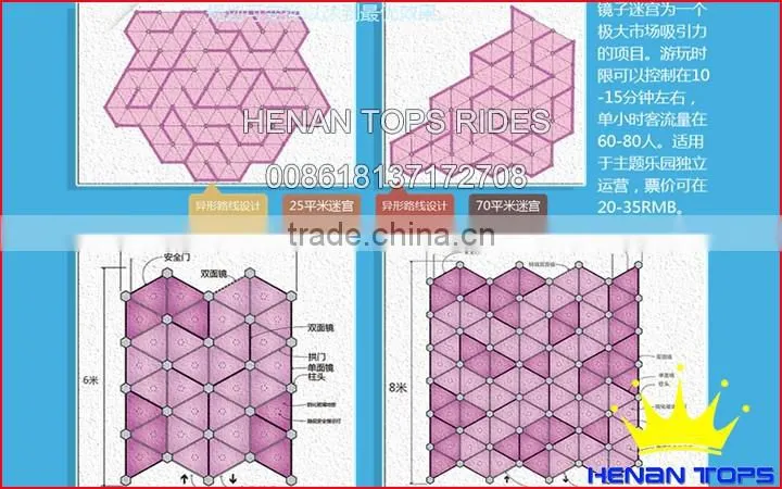 Indoor amusement equipment maze attractions