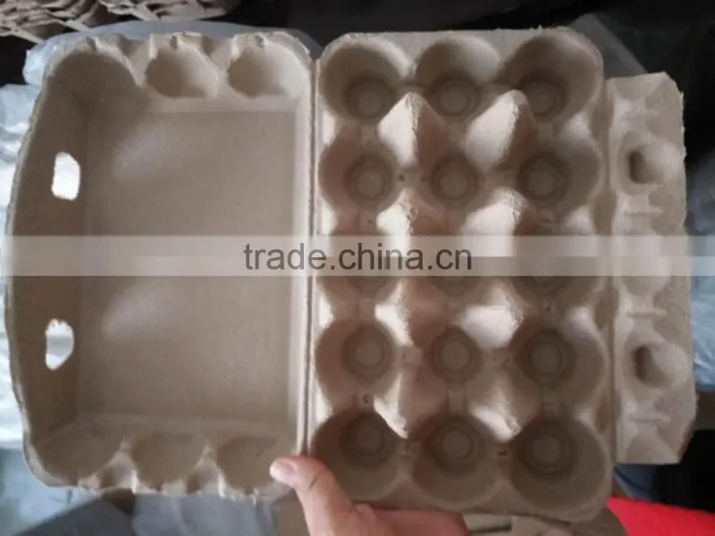 Square pulp egg tray in Chinese standred for sale