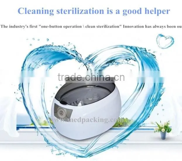 Silent Ultrasonic Cleaner JP-880 consumer and commercial glasses jewelry cleaner Shaver