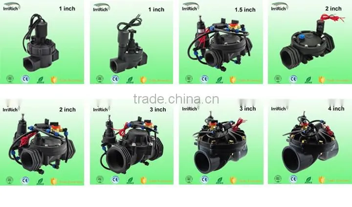 Lower Price 1'' inch plastic garden irrigation solenoid valve&irrigation valve
