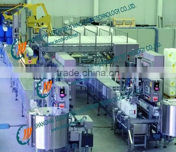 automatic drum weighing filling line for small bottle