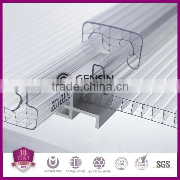 Polycarbonate Hollow Sheet with Clips 600mm/800mm/1040mm