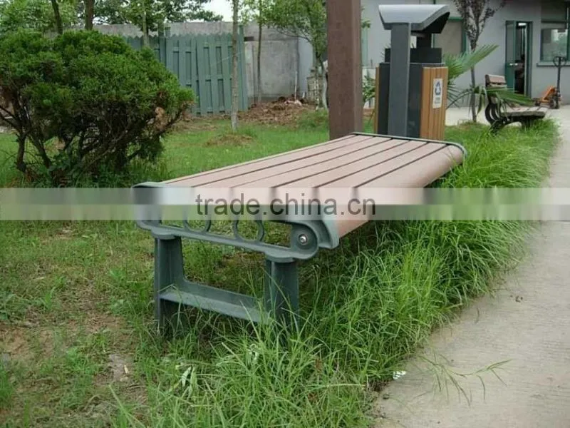 2015 1500x610x 750mm WPC Bench ,HDPE Park Bench/WPC Garden Bench /outdoor furniture