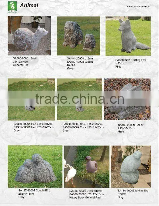 Beautiful Garden Stone Hare Statue Decoration