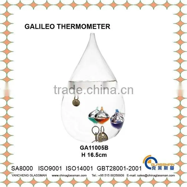 best popular desktop decoration galileo thermometer YG16901-EFFEL