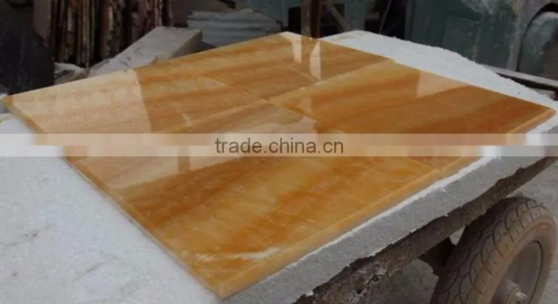 Honey yellow onyx marble