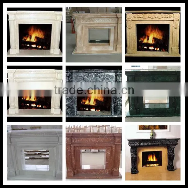 American Style Marble Fireplace Mantel