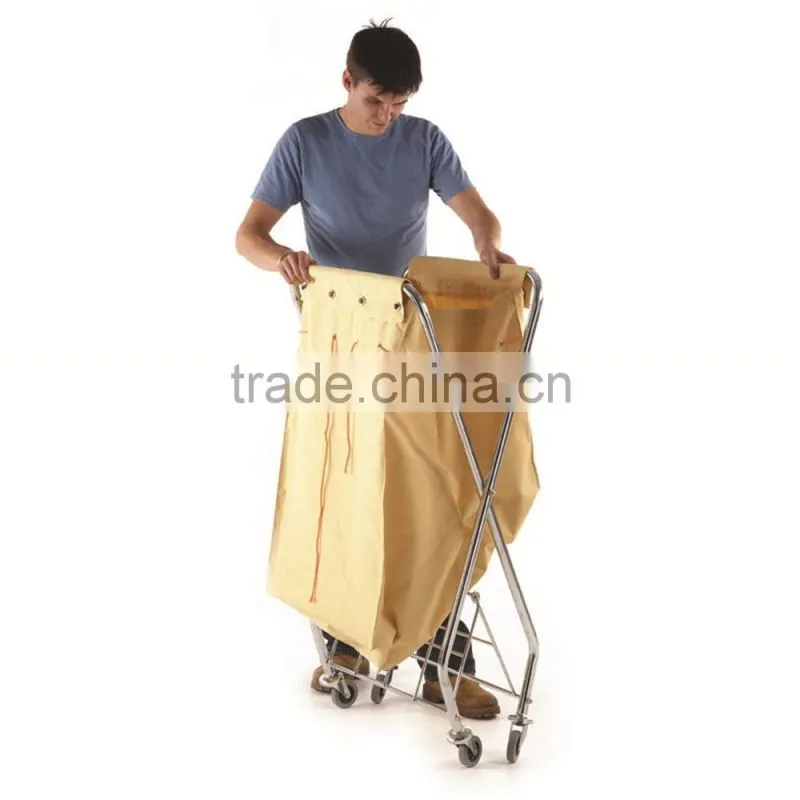 collapsible laundry trolley Transport Up to 120 Pounds Water Resistant Heavy Duty Canvas