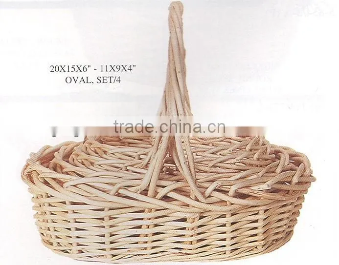 Brown Wicker waste basket for sale