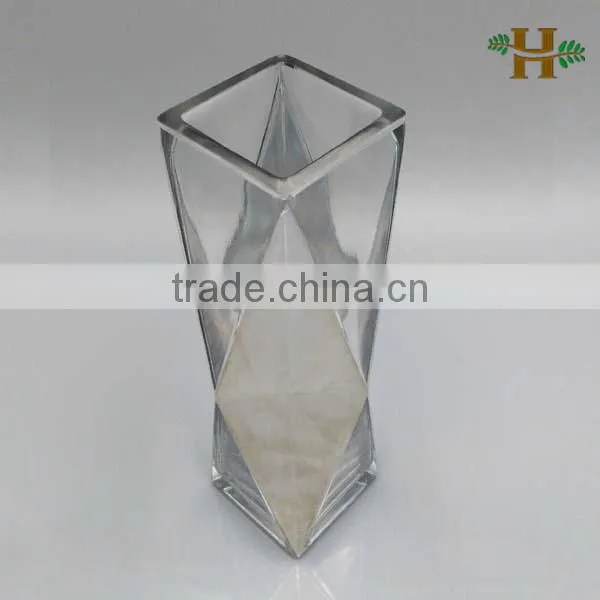 Geometry Vase Antique Silver Cylinders Mercury Vase