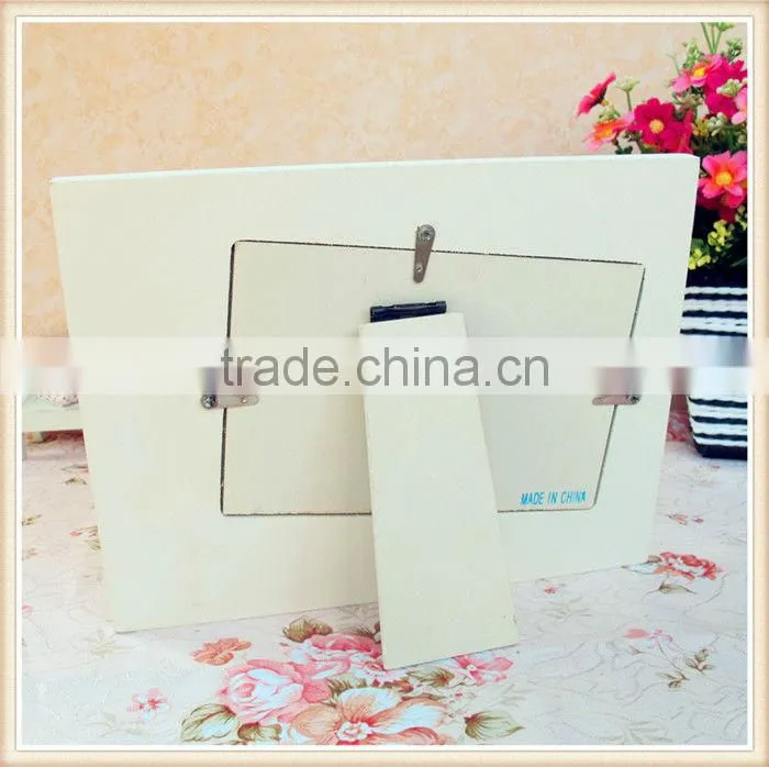Creative Wooden Photo Frame For Home Decor With Flower