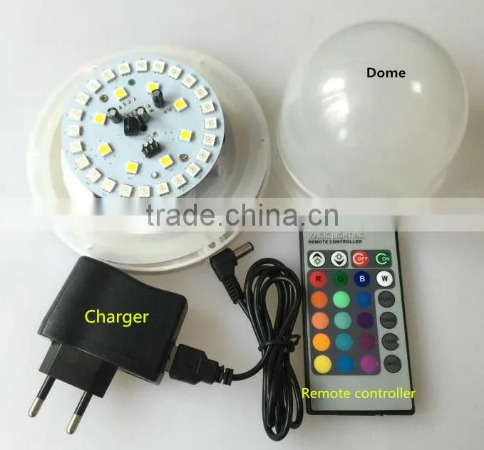 SMD5050 rgbw 16 colors change ir remote control led battery lamps