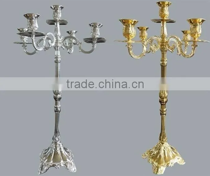 silver plated wedding candelabra