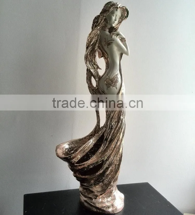 Polyresin gril sculpture