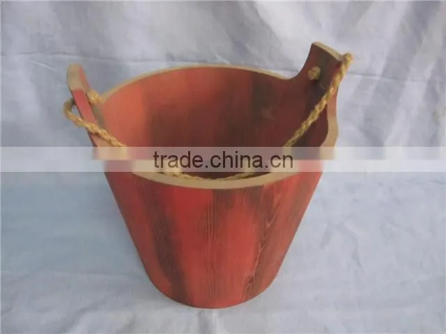 ice cream maker wood bucket solid bucket