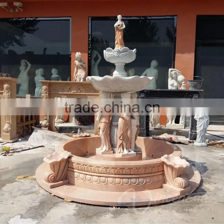 China factory supply stone garden product marble italian garden fountain for sale