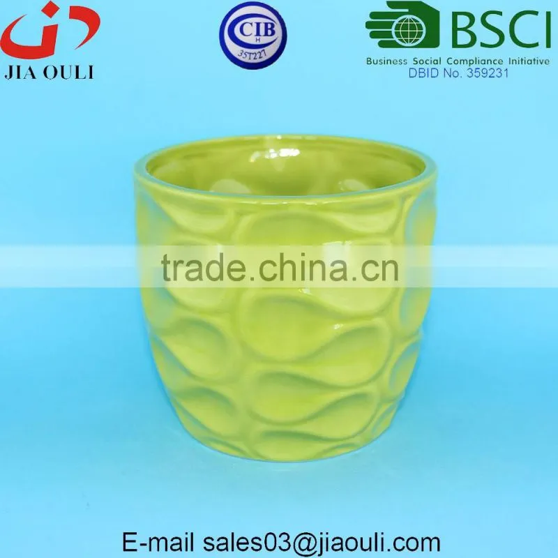 Hop products Hanging Planter Basket, Ceramic flower pots