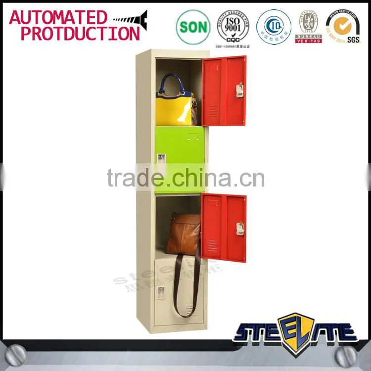 Hot selling 4 Door Metal Locker/Cloth Locker/ Gym Locker