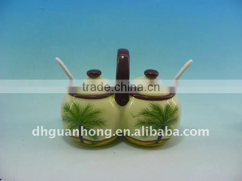 Ceramic sauce cruet