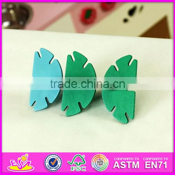 2016 new design baby wooden splicing toy, top fashion kids wooden splicing toy, imaginative children wooden splicing toy W03B054