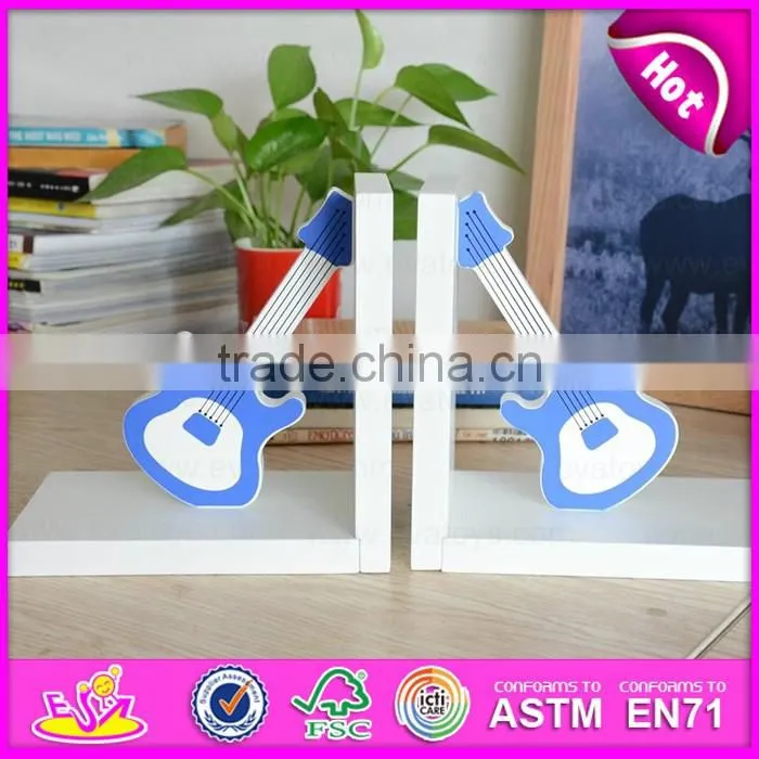 2017 brand new children rainbow wooden decorative bookends for sale W08D065