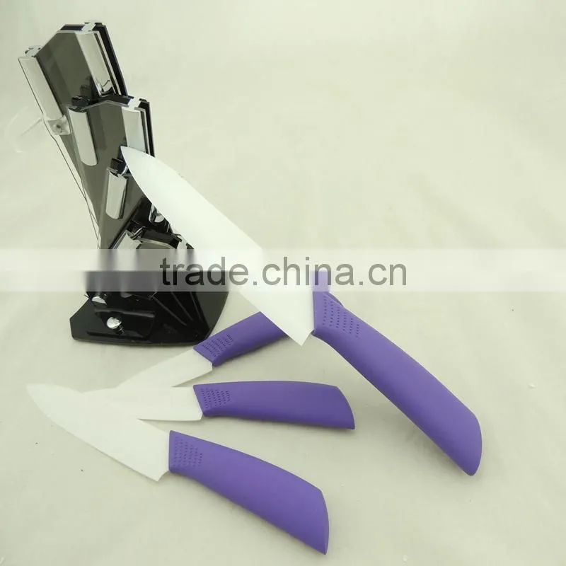 2017 Household Eco-Friendly Anti-Slip Ceramic Knives Set