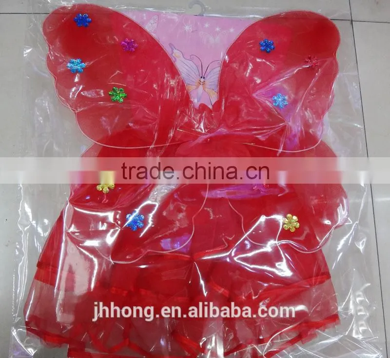 red fairy wing/ butterfly wing set hot selling