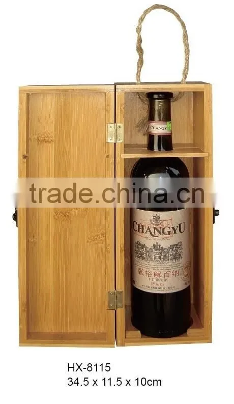 Hot Fashion Antique Classic Style Bamboo Wooden Wine Box