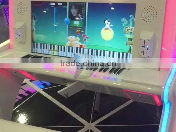New arrived Simulator piano game machine For Kids coin operated piano keyboard game machine for sale