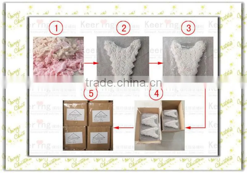 Apparel Colorful Beads Lace Beaded Applique WNL-776