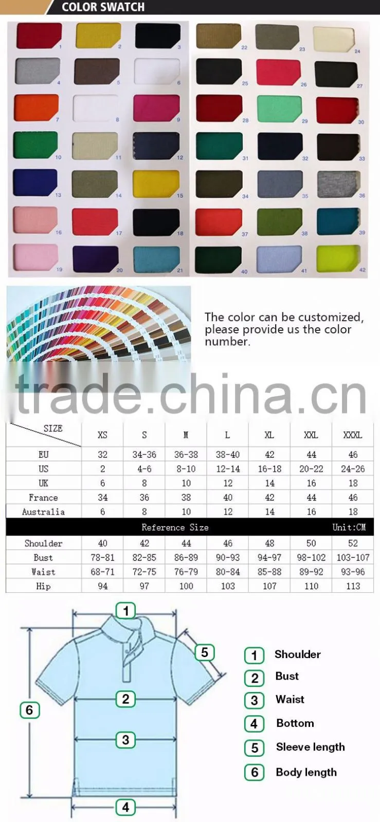 100 Cotton Plain Blank Heat Transfer Softtextile Polo T-Shirt