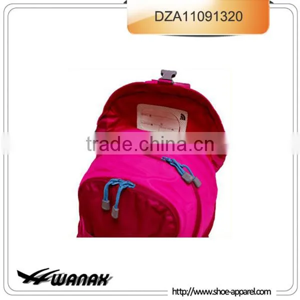 Bright Red Rucksack Backpack Bag