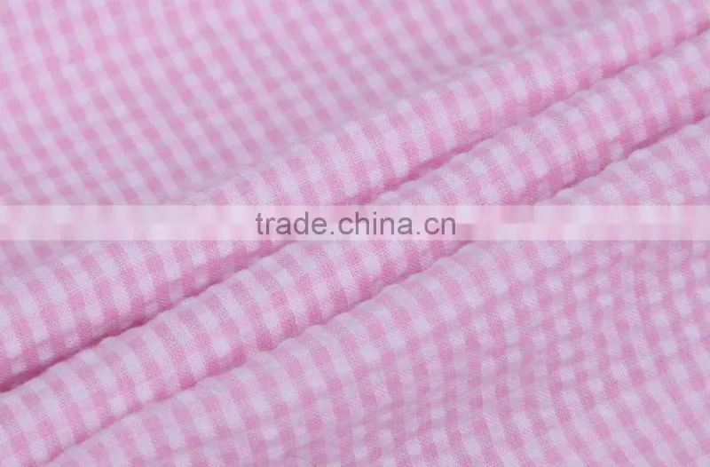 2017 men's short sleeve seersucker casual shirt wholesale