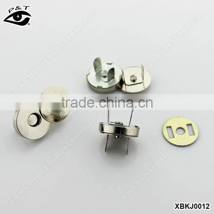 Hot sale magnet button for handbag metal magnet button for purse