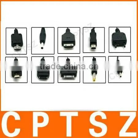 10 In 1 Universal Multi USB Charger Cable Data Line For Mobile Phone iPhone,PSP-J
